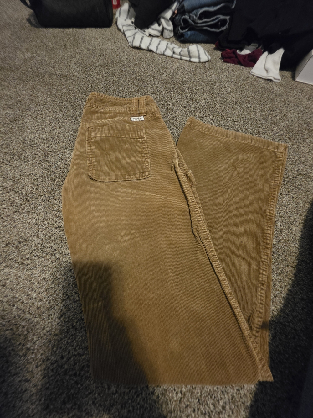 Women's Corduroy Pants in Brown - Classic Casual Fit